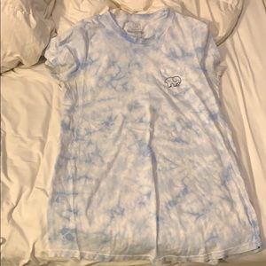 Tie dye ivory Ella T-shirt/ dress